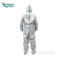 Coverall ชุดป้องกันทางการแพทย์กันน้ำปลอดเชื้อ